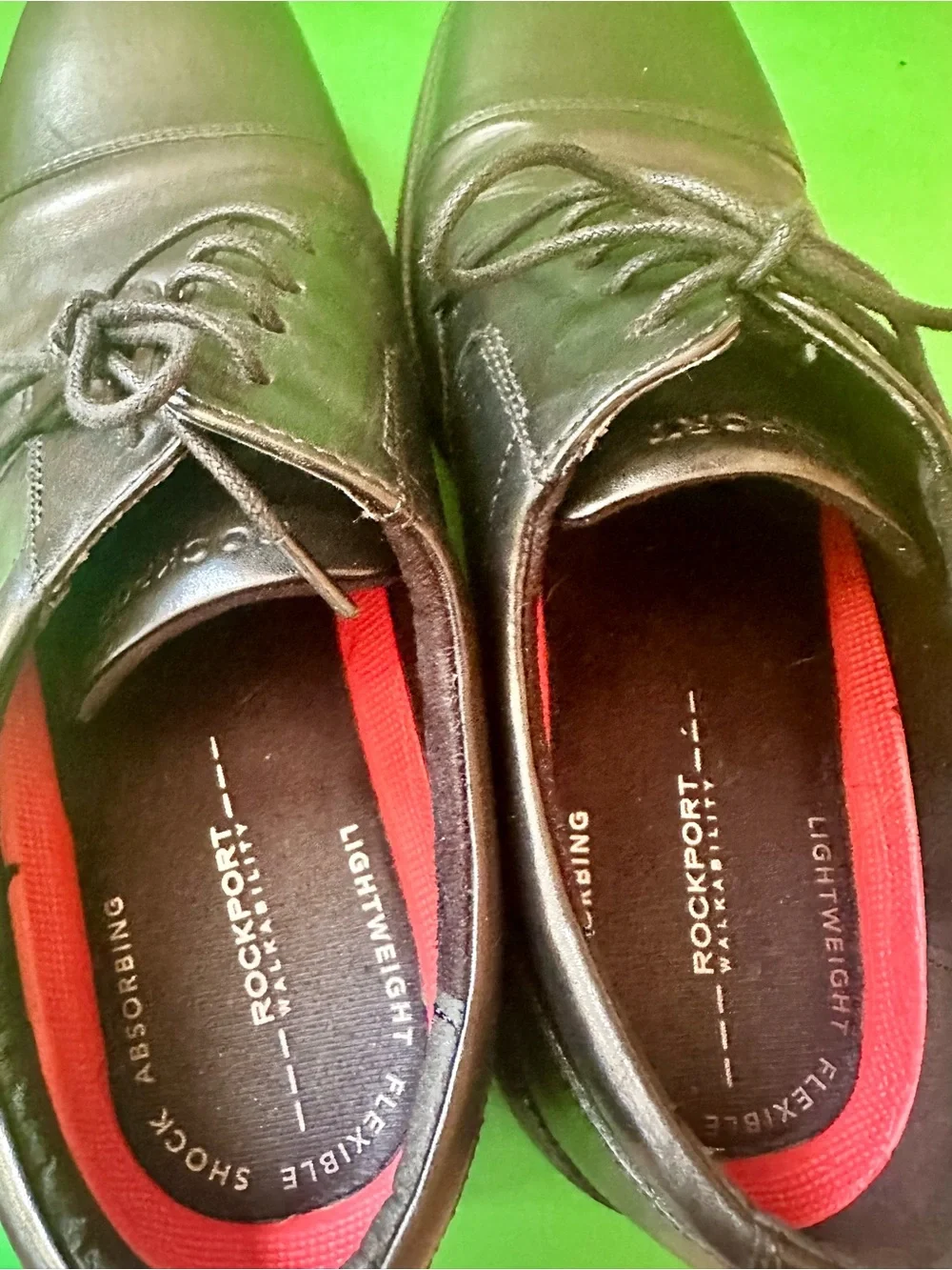 Rockport smooth black